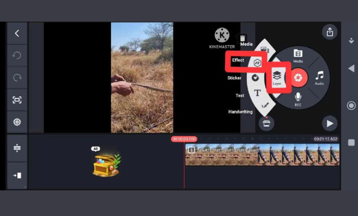 Select Loop or layers Effect - How to add effects in Kinemaster