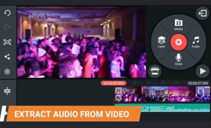 Extract Audio feature of kinemaster - How to extract audio from video in kinemaster