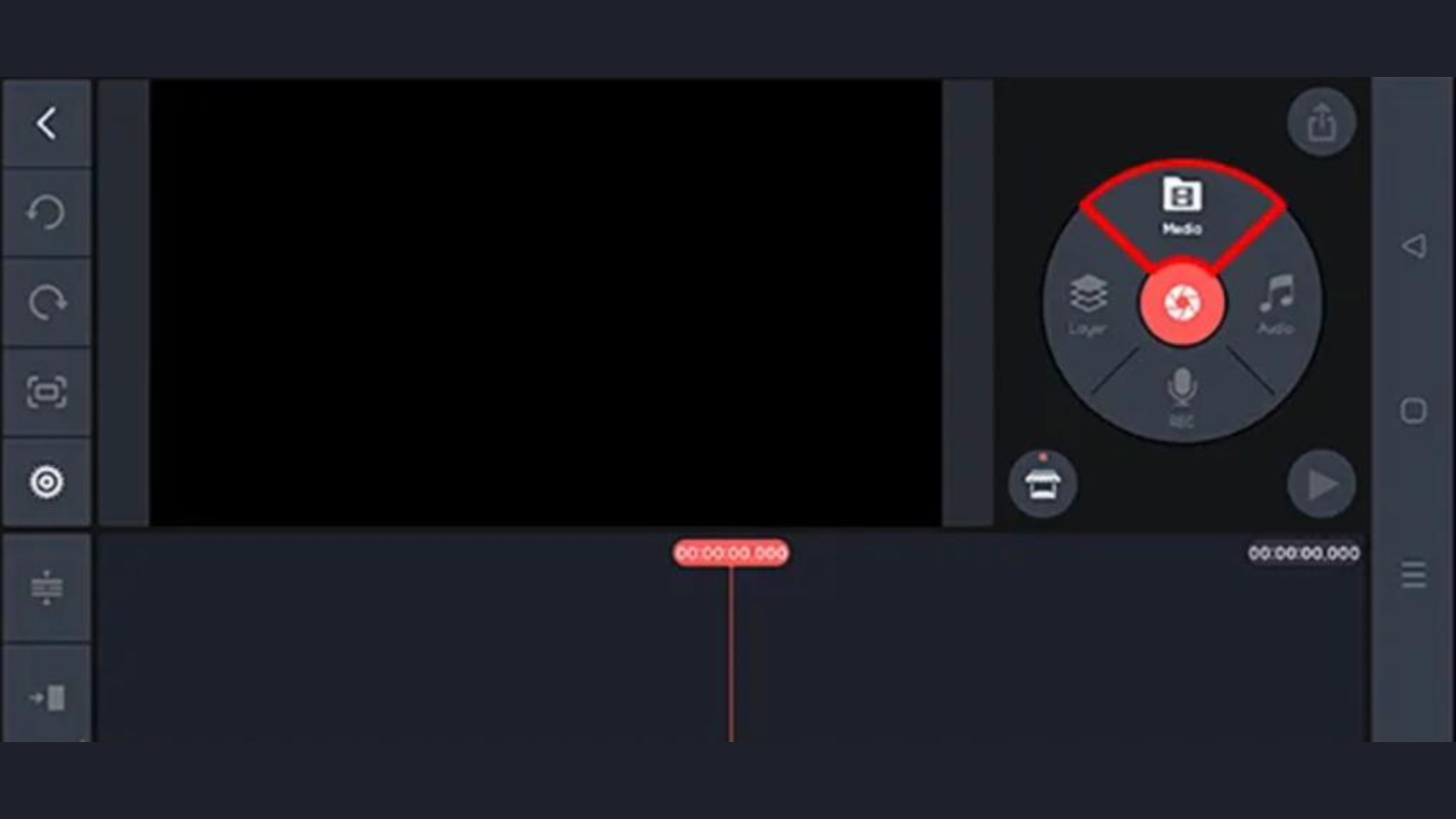 menu setting of kinemaster app - Kinemaster upload to youtube