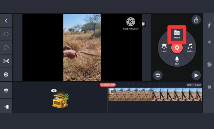 video import of kinemaster - how to crop a video in kinemaster
